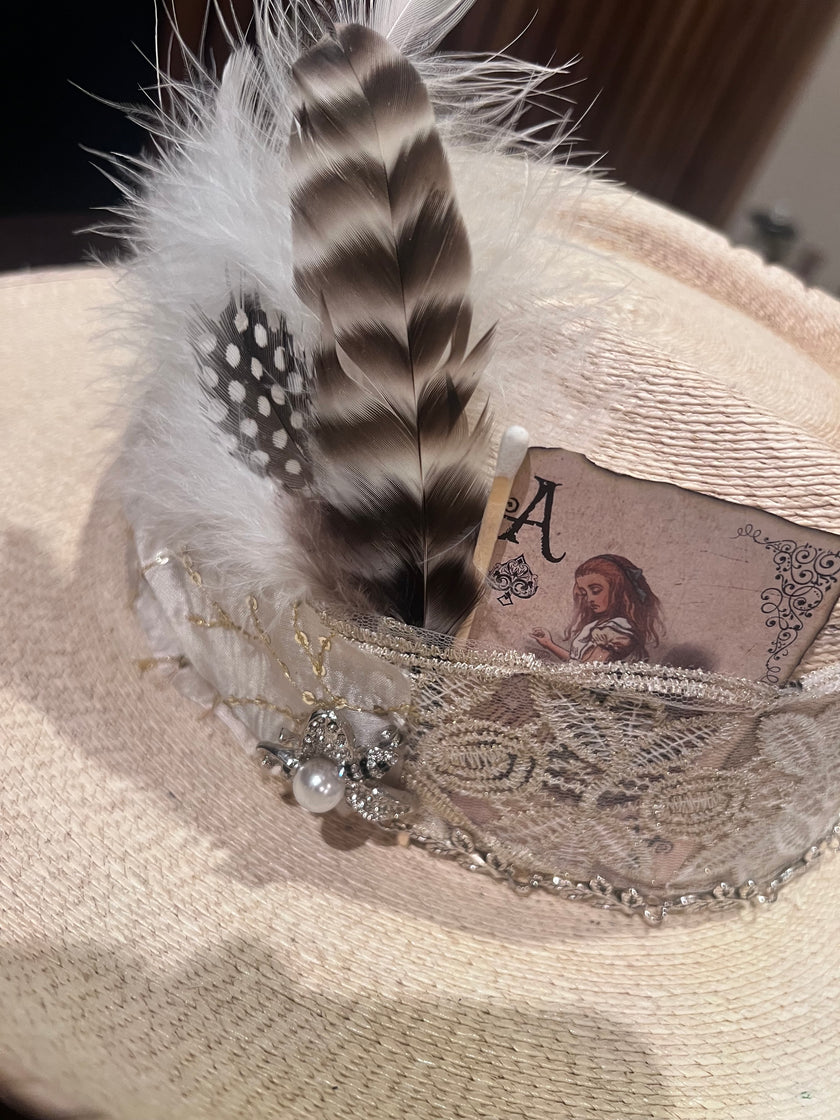 Natural & Printed Feathers - Hat Accessory