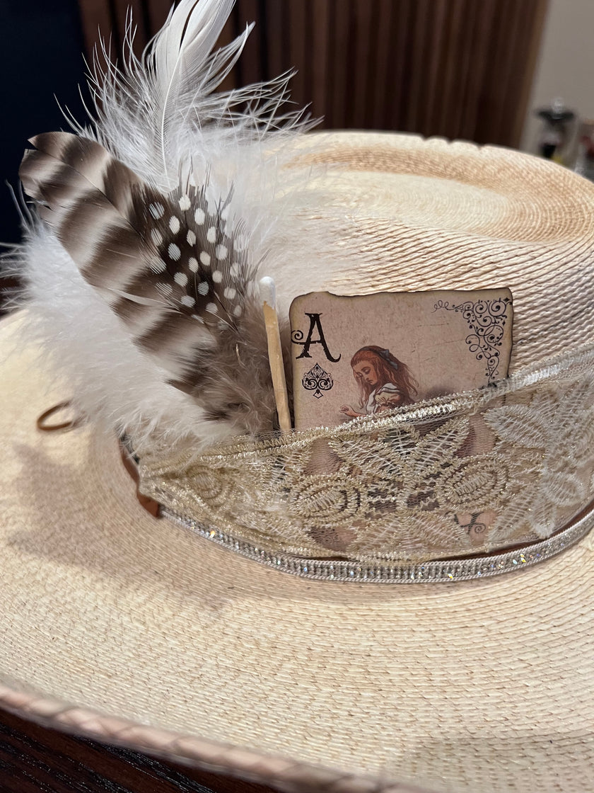 Natural & Printed Feathers - Hat Accessory