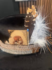 Natural & Printed Feathers - Hat Accessory