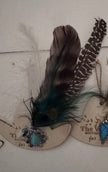 Natural & Printed Feathers - Hat Accessory
