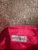 Neiman Marcus Handcrafted Moyna Silver/Pink Beaded Handbag Exclusive