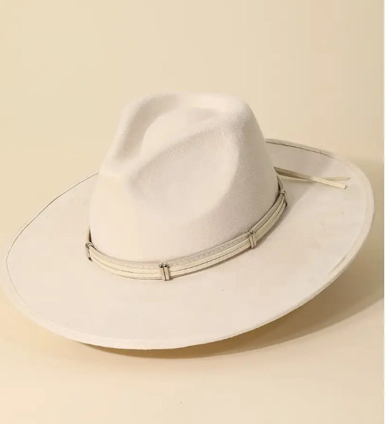 Wide Brim Fedora Fashion Hat