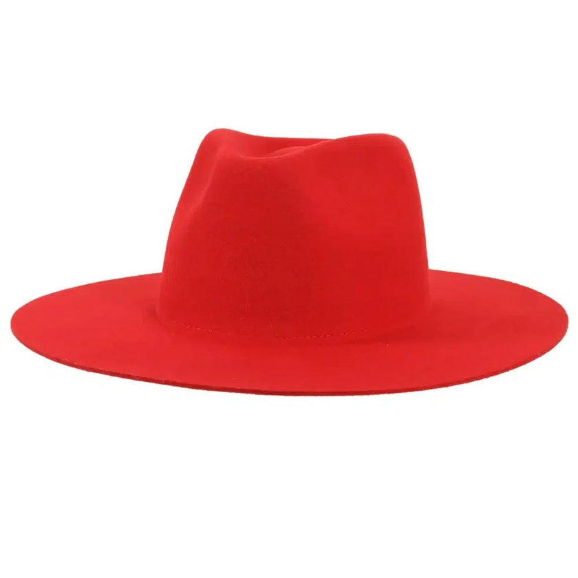 Rancher | Unisex Wide Brim Felt Fedora Hat - for Custom Hats