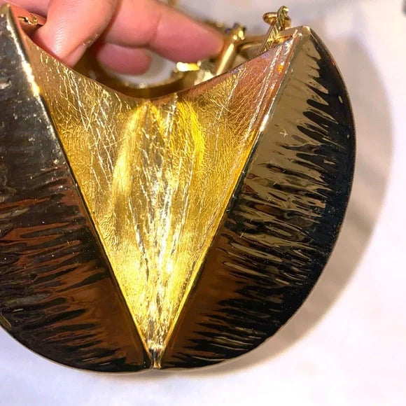 Rare Find - 1960's Rodo Italian Gold Clutch Handbag