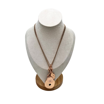 Rose Gold Front Clasp Pendent necklace