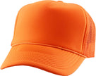 Classic Foam Front Trucker Hat: Neon orange