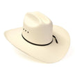 Natural Straw Western Cattleman Hat: Unisex Small