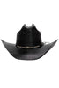 Black Straw Quarterhorse Taco Brim Crafted Cowboy Hat: Large 57cm