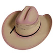 Olivia - Straw Cowboy Hat: / Pink