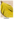 Genuine Leather Leaf/Feather Earrings: / OS - 5 Color Options