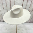 Wide Brim Flat Brim Fedora - Adjustable One Size