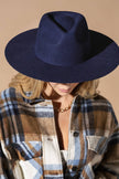 100% Australian Wool Teardrop Panama Hat-Blank  : OS - 5 colors