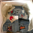 SOLD - Rocknroll Greats Patch Collection Custom Denim Jacket. Recreate with $100 deposit, remaining $200-300 due upon completion.