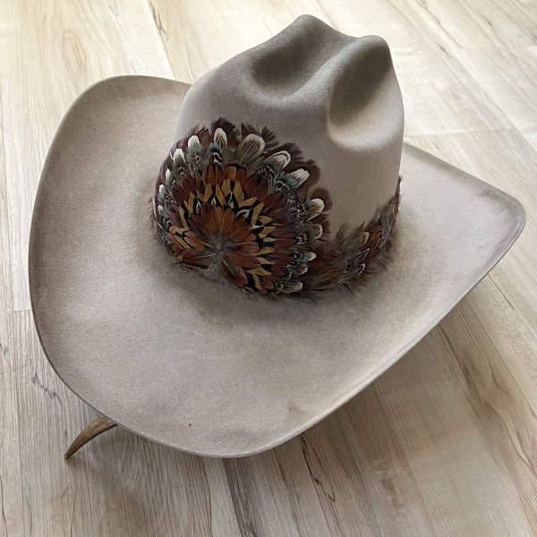 Western Feather Hat Band - Rowan