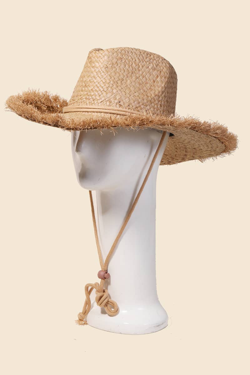 Straw Basket Weave Cowboy Hat: IV