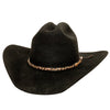 Sherman - Felt Cowboy Hat: Black / 7 3/8 - only 1 left