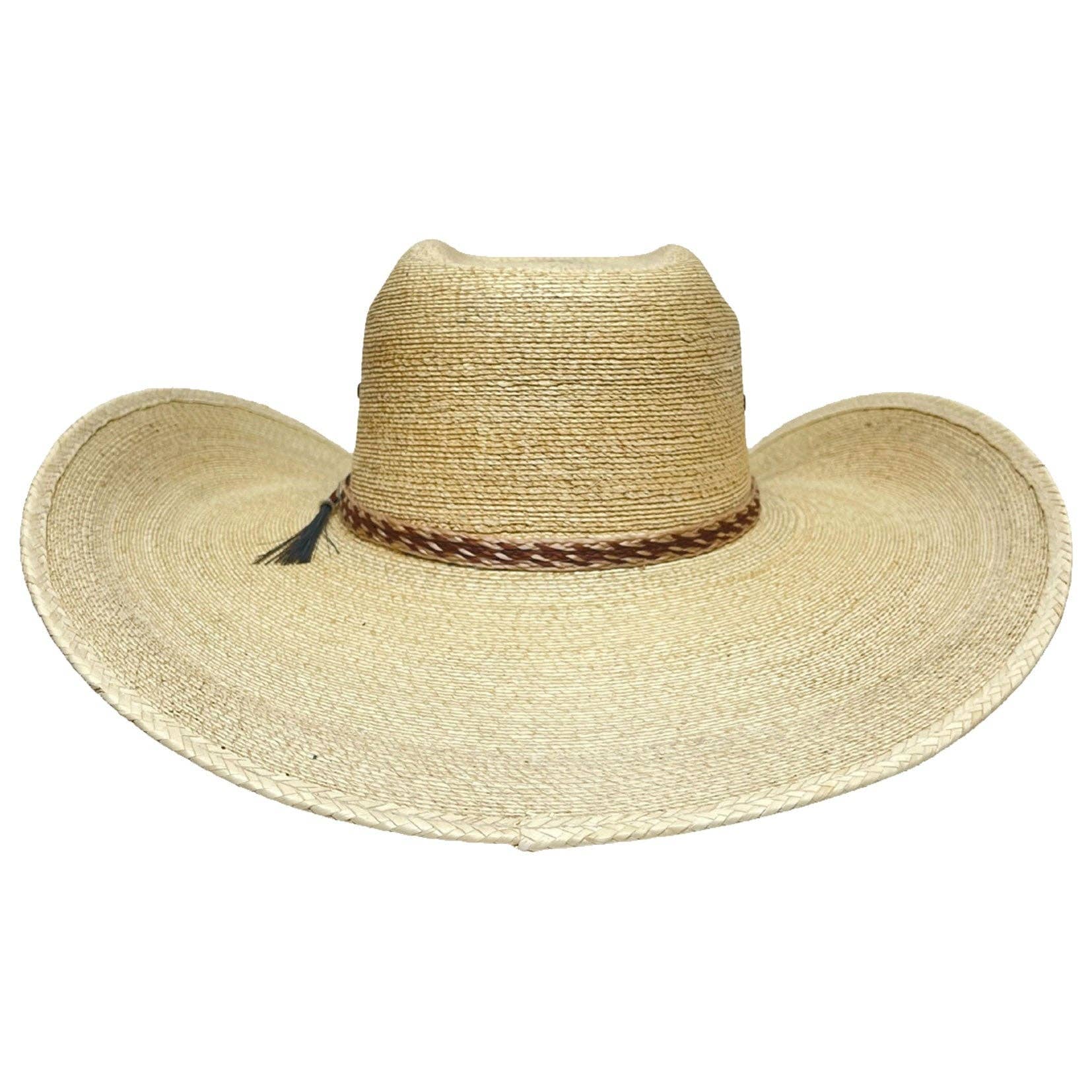 Roper - Womens Straw Palm Cowgirl Hat: NATURAL