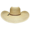 Roper - Womens Straw Palm Cowgirl Hat: NATURAL