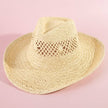 Natural Straw Cowboy Hat: Perfect for Summer!