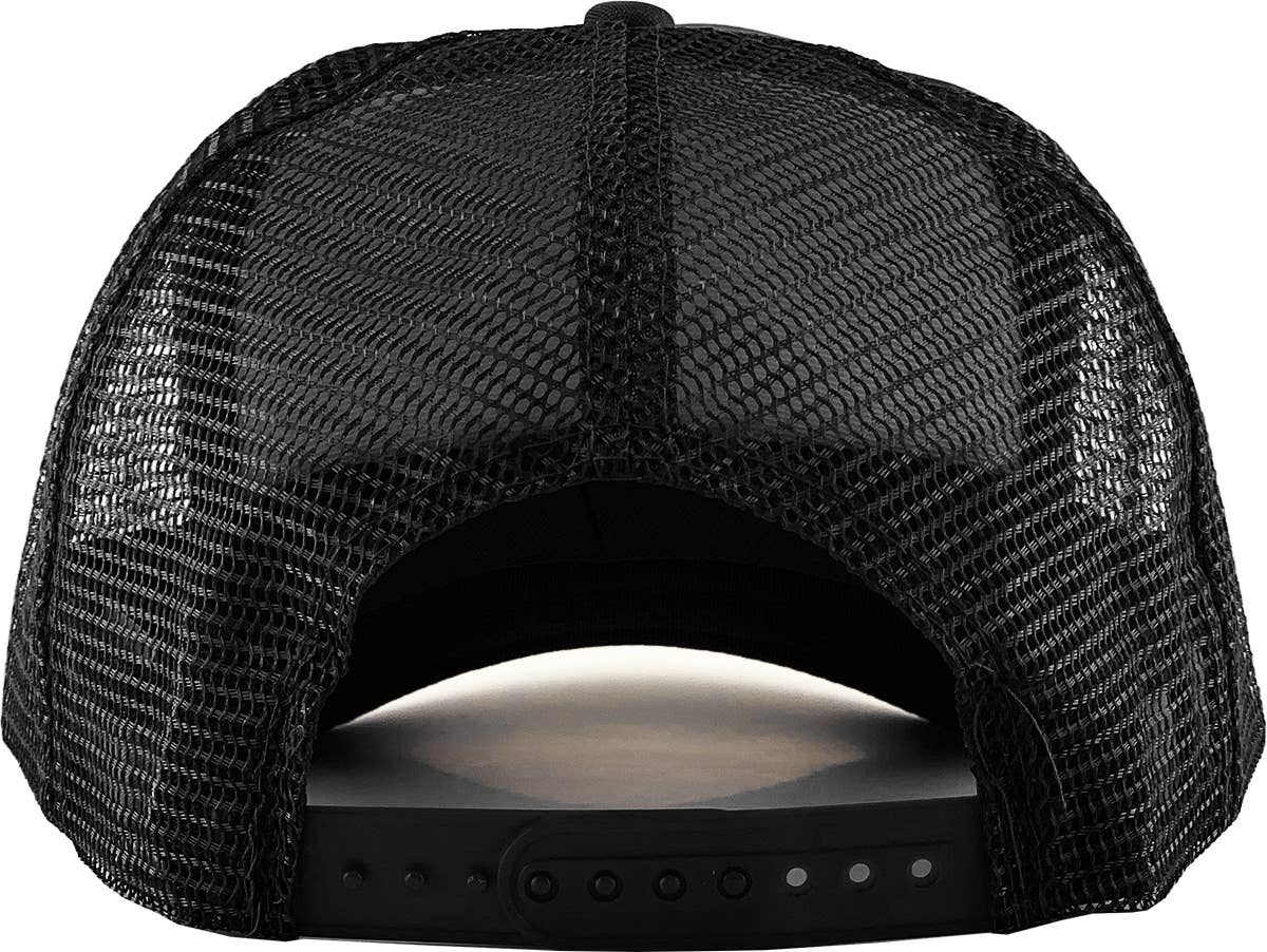 Classic Foam Front Trucker Hat: Black or White