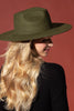 100% Australian Wool Teardrop Panama Hat-Blank  : OS - 5 colors