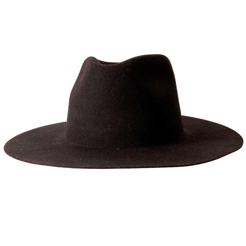 Rancher | Unisex Wide Brim Felt Fedora Hat - for Custom Hats