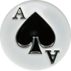 Ace of Spades - Magnetic Hat Pin: Black